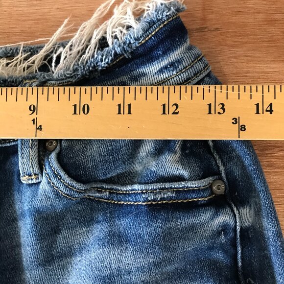 Kancan Clemence Mom Jeans Women 25 Blue High Rise Distressed Medium Wash 17554 - Picture 10 of 12